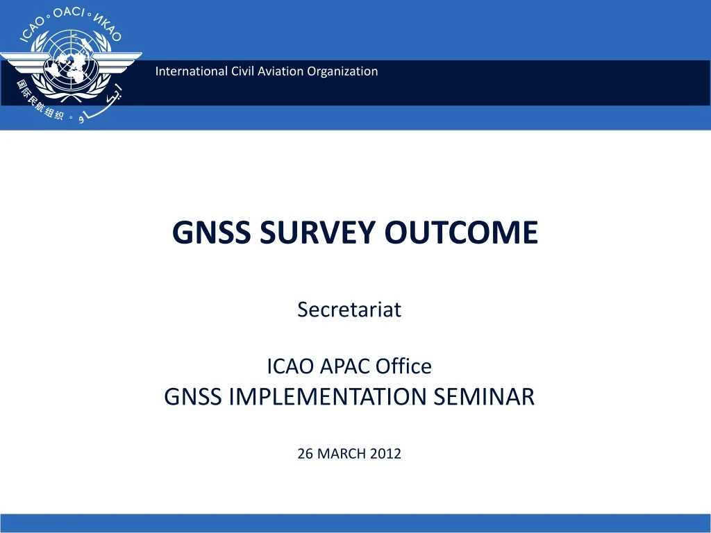 gnss survey outcome