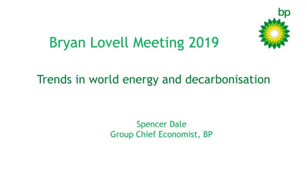 Bryan Lovell Meeting 2019