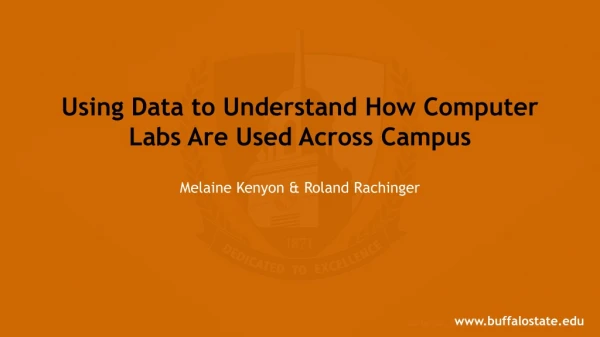 Using Data to Understand How Computer Labs Are Used Across Campus
