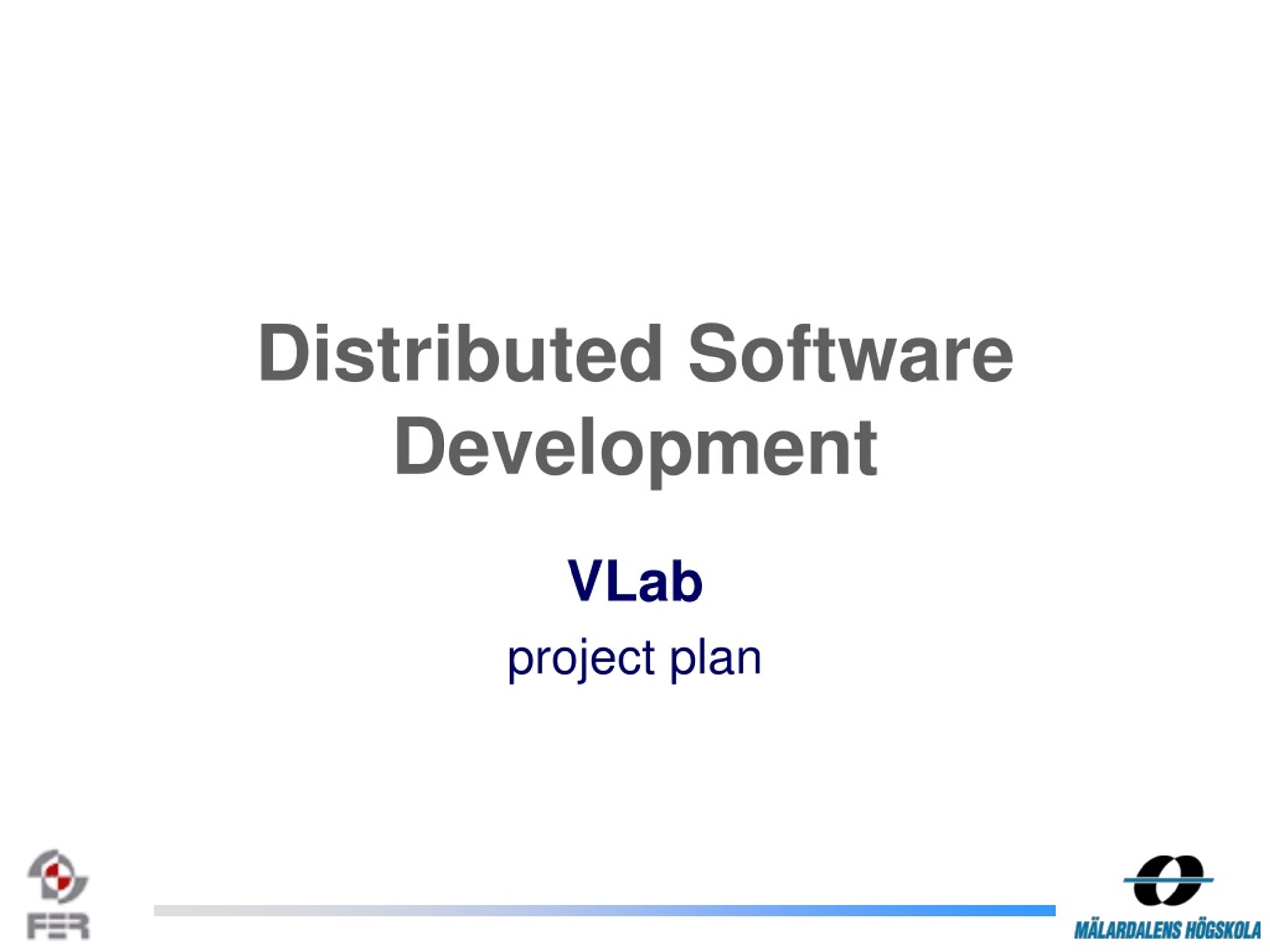Distributed Software Development - slide 1