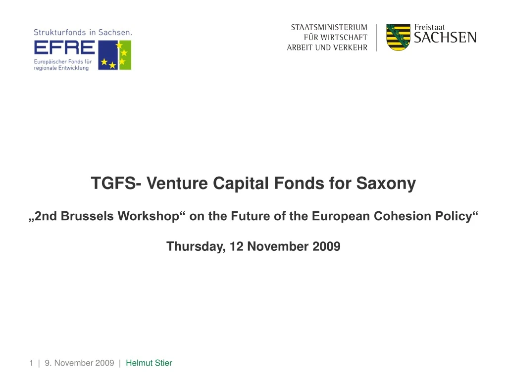 tgfs venture capital fonds for saxony