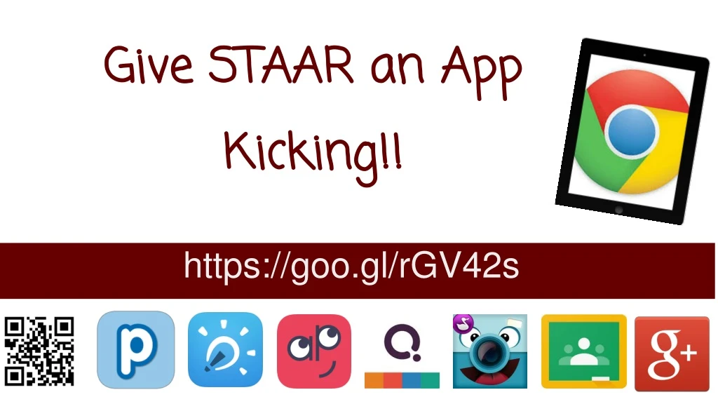 give staar an app kicking