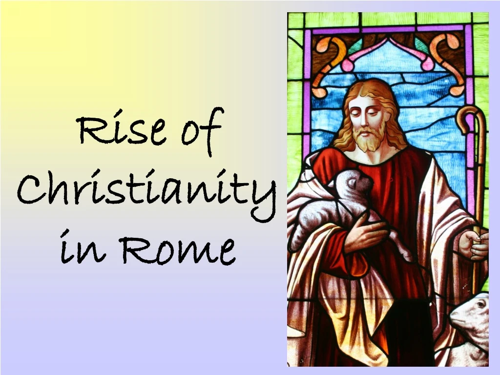 rise of christianity in rome