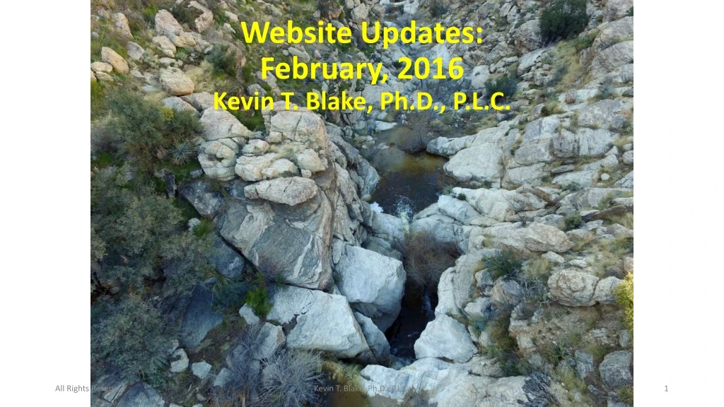 website updates february 2016 kevin t blake ph d p l c