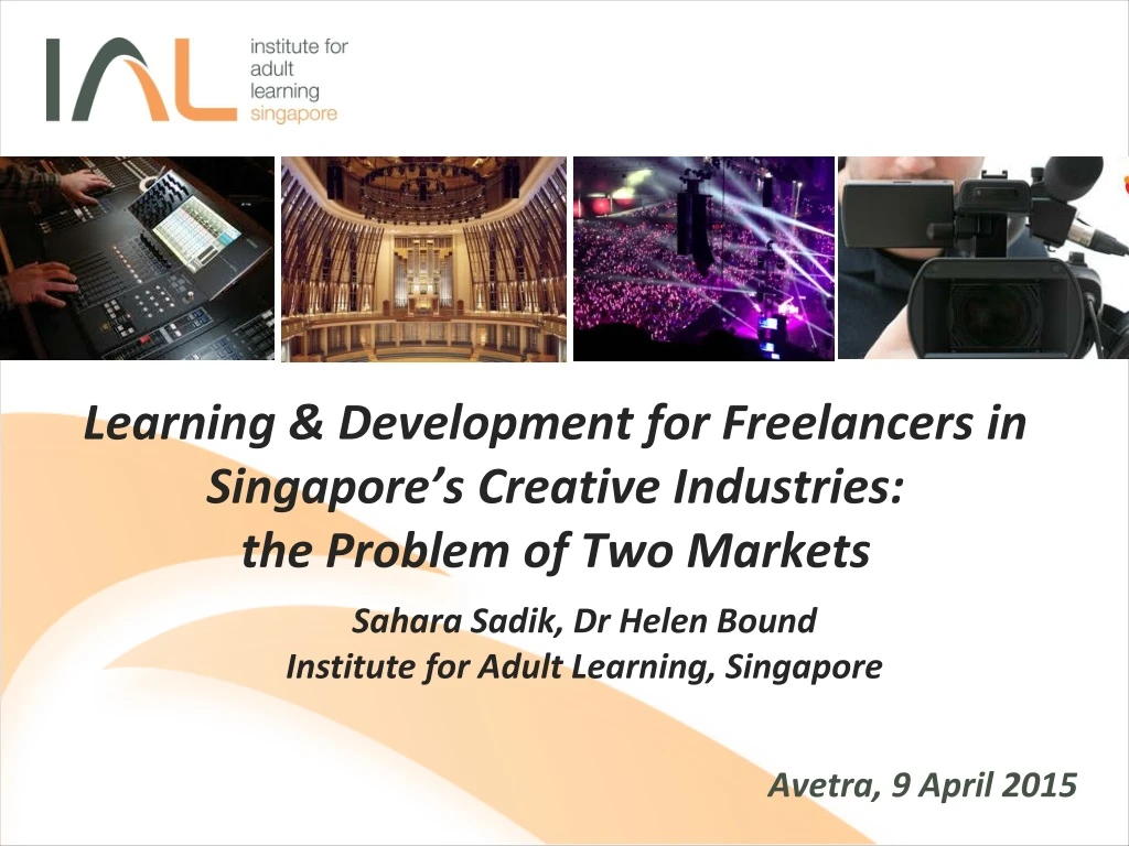 learning development for freelancers in singapore s creative industries the problem of two markets
