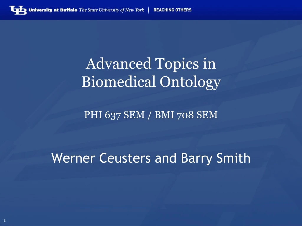 advanced topics in biomedical ontology phi 637 sem bmi 708 sem