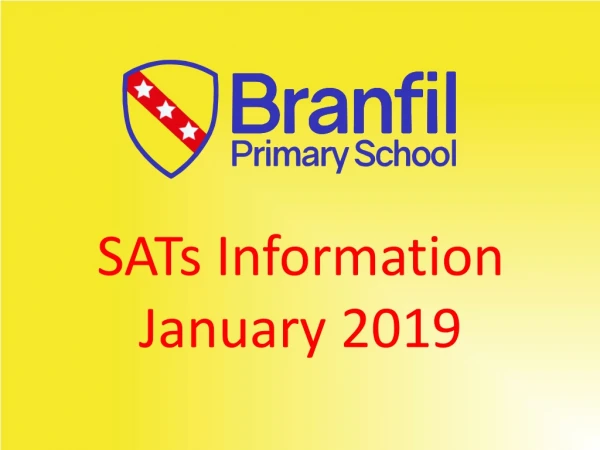 SATs Information January 2019