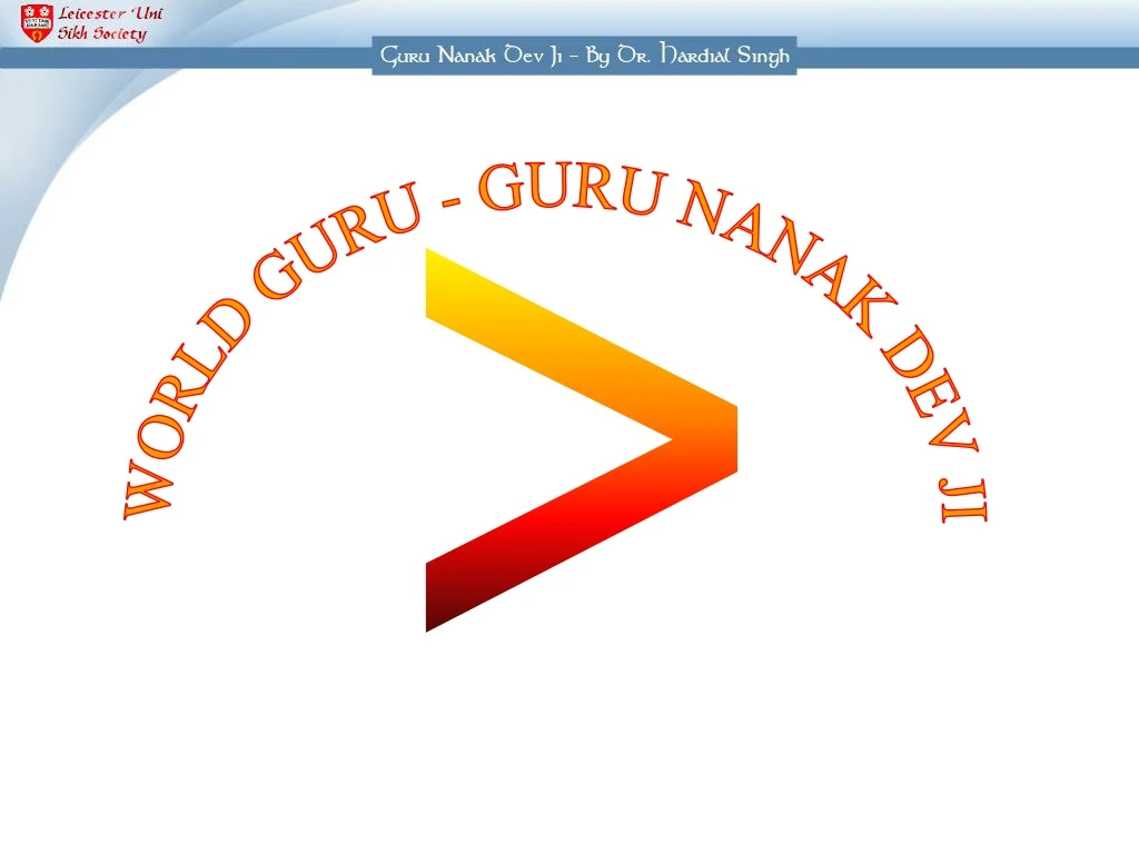 world guru guru nanak dev ji