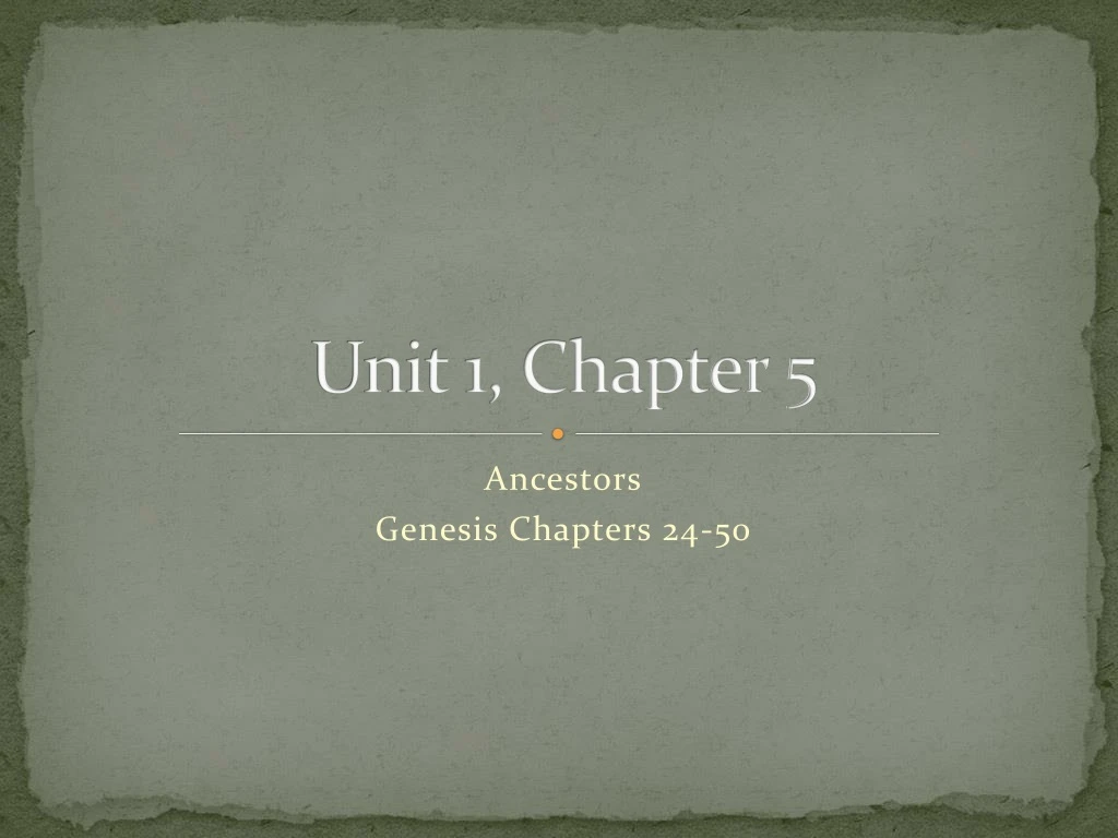 unit 1 chapter 5