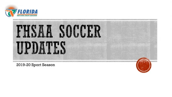 FHSAA Soccer Updates