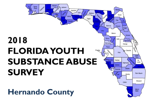 2018 FLORIDA YOUTH SUBSTANCE ABUSE SURVEY