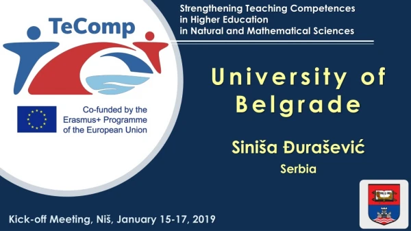 Strengthening Teaching Competences in Higher Education in Natural and Mathematical Sciences