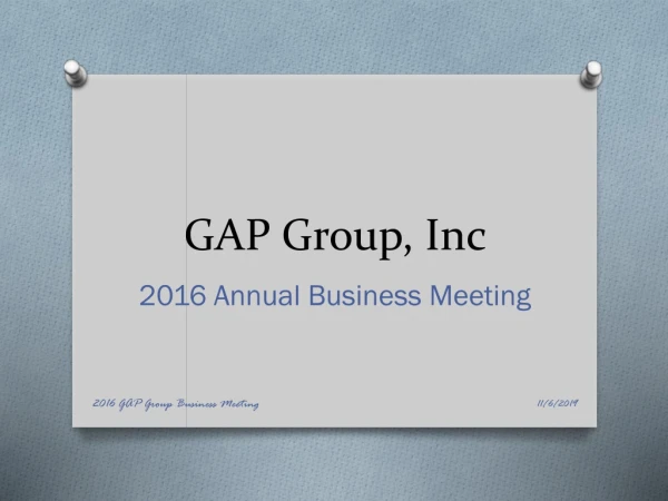 GAP Group, Inc