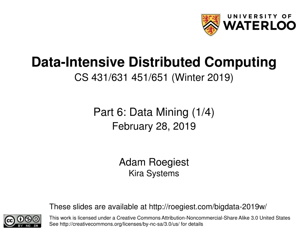 data intensive distributed computing