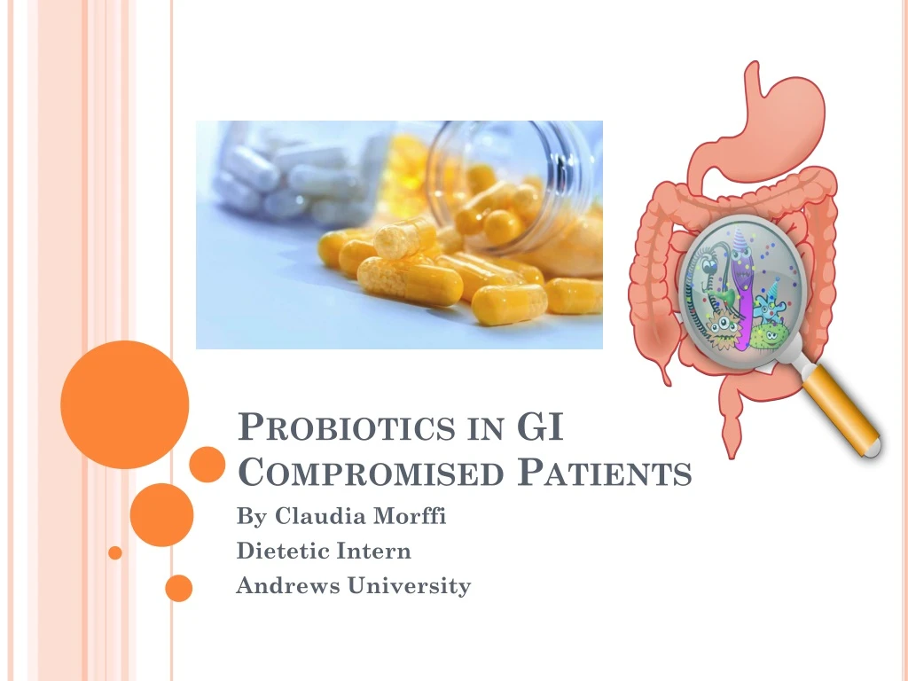 probiotics in gi compromised patients
