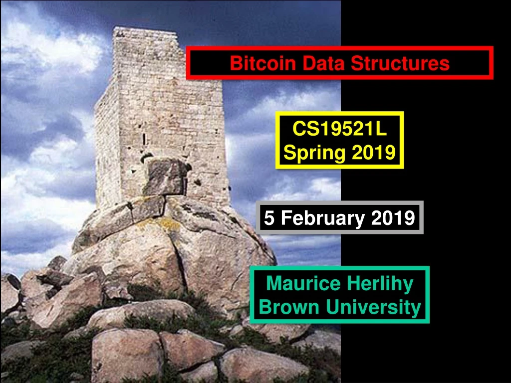 bitcoin data structures