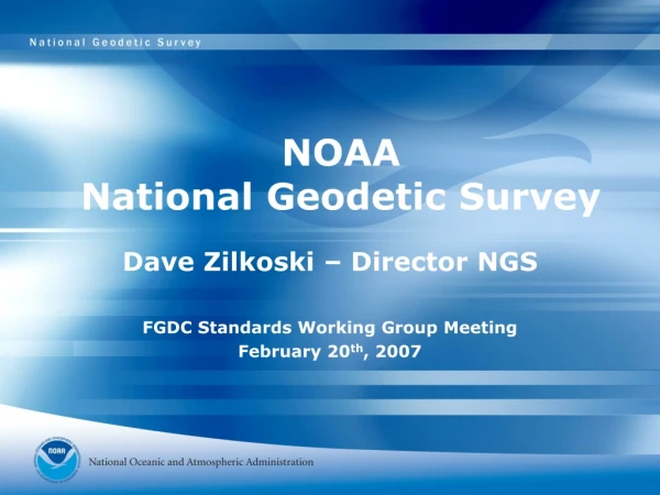 NOAA National Geodetic Survey