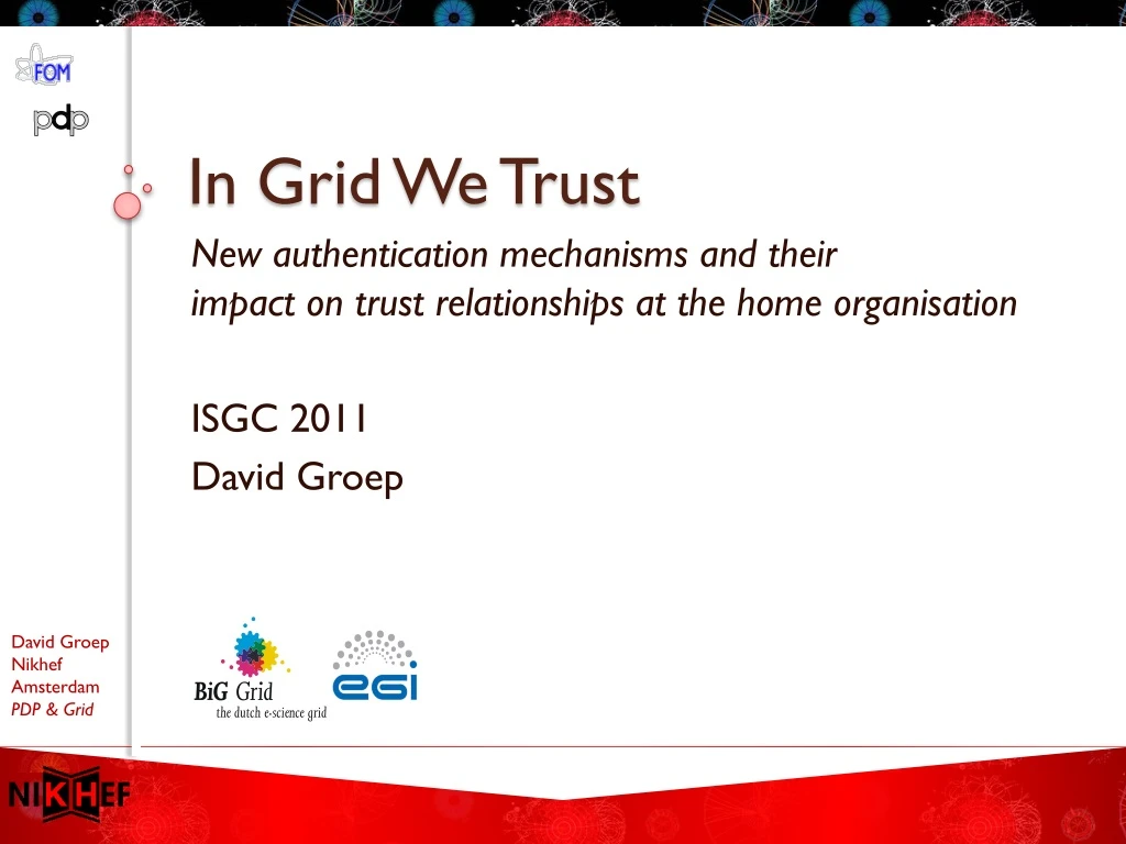 in grid we trust