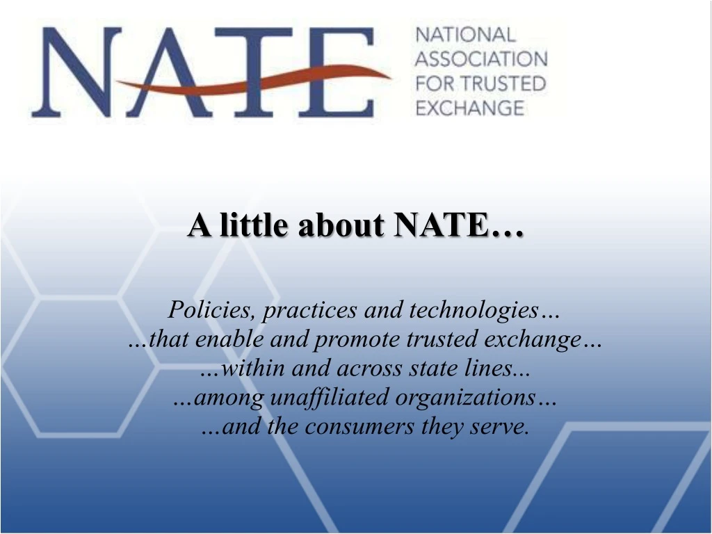 a little about nate