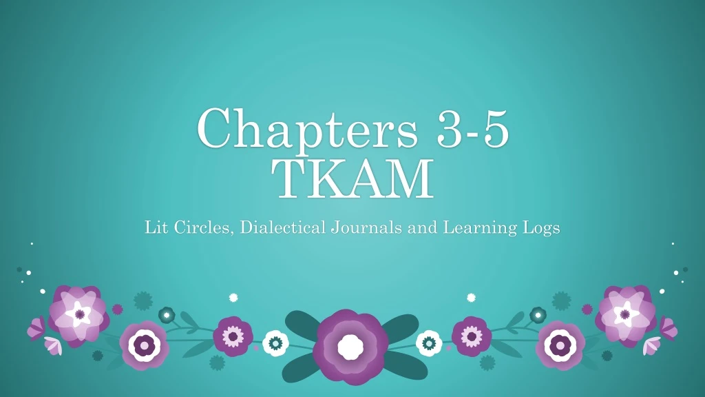 chapters 3 5 tkam