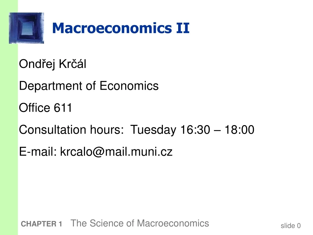 macroeconomics ii