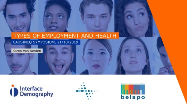 TYPES OF EMPLOYMENT AND HEALTH