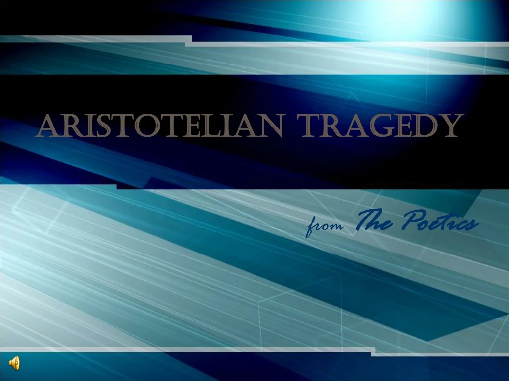 aristotelian tragedy