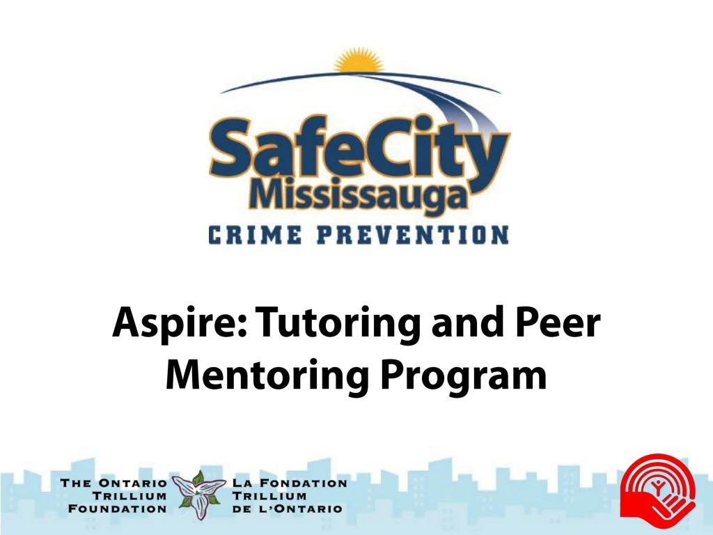 aspire tutoring and peer mentoring program