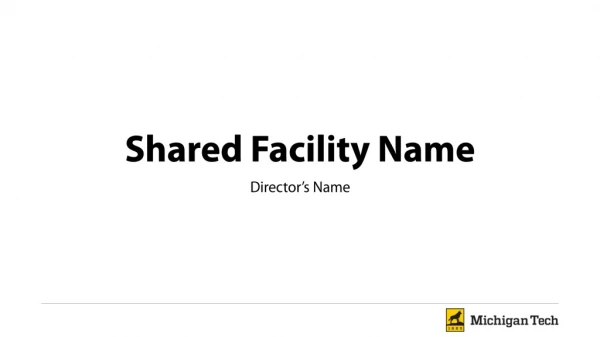 Shared Facility Name