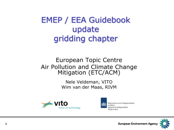 EMEP / EEA Guidebook update gridding chapter