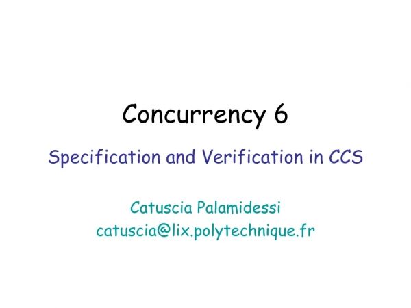 Concurrency 6