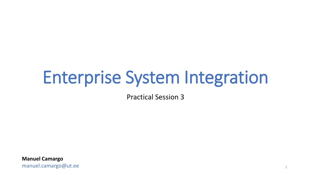 enterprise system integration