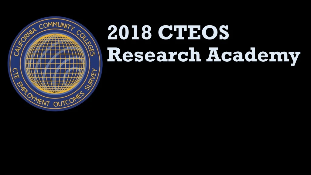 2018 cteos research academy