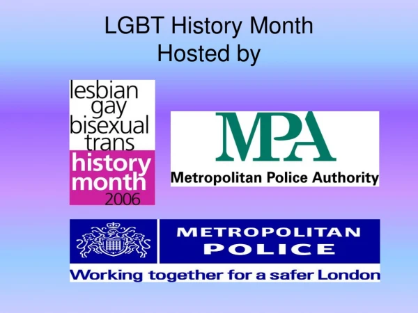 LGBT History Month Hosted by