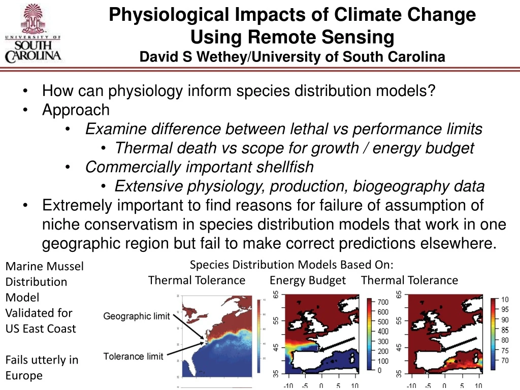 physiological impacts of climate change using