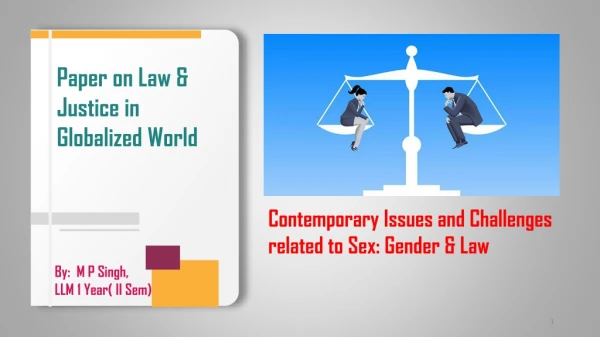 Paper on Law &amp; Justice in Globalized World