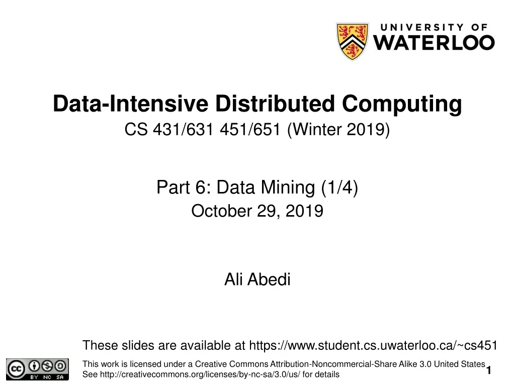 data intensive distributed computing