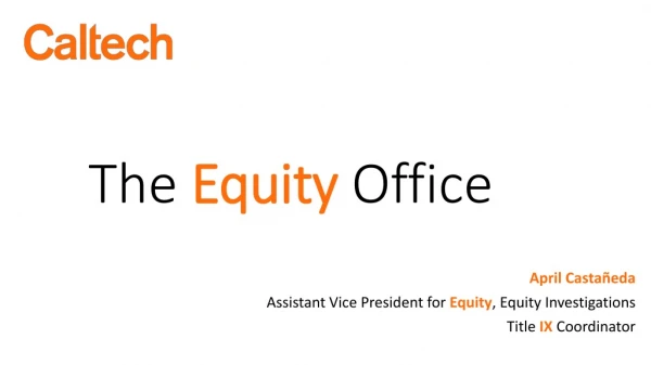 The Equity Office