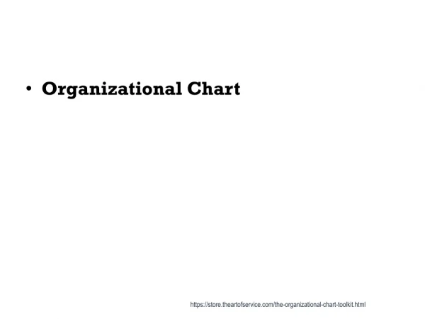 Organizational Chart