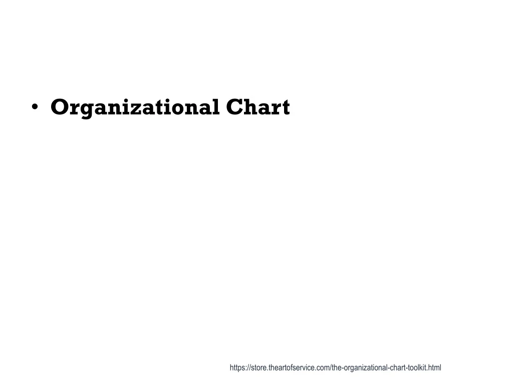 organizational chart