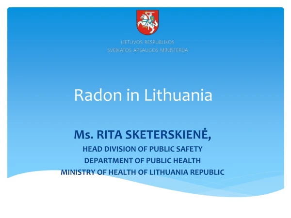 Radon in Lithuania