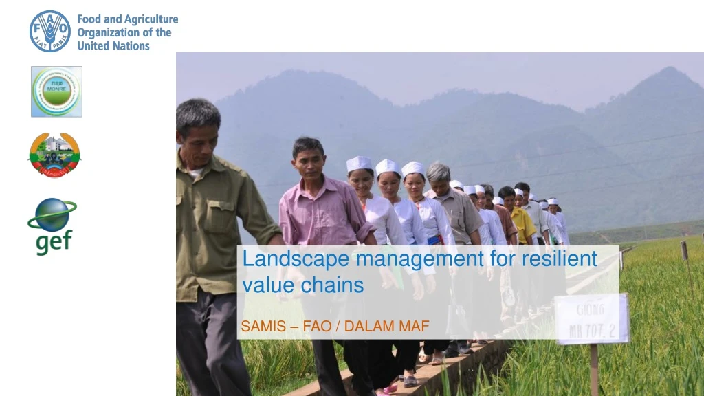 landscape management for resilient value chains