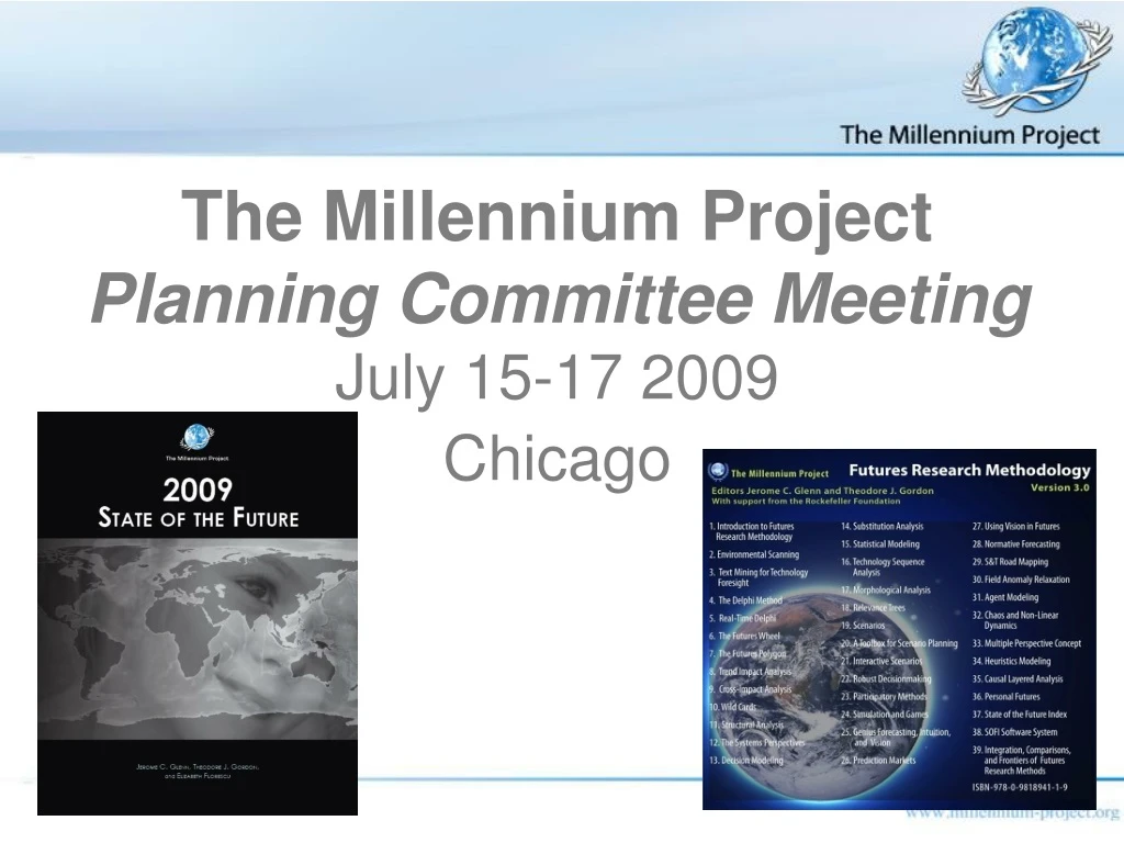 the millennium project planning committee meeting