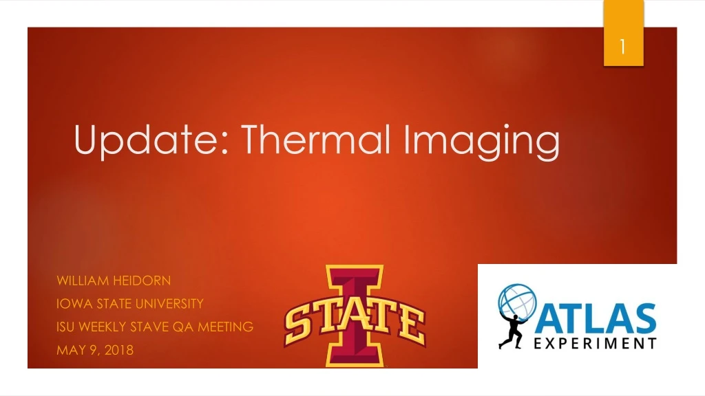 update thermal imaging