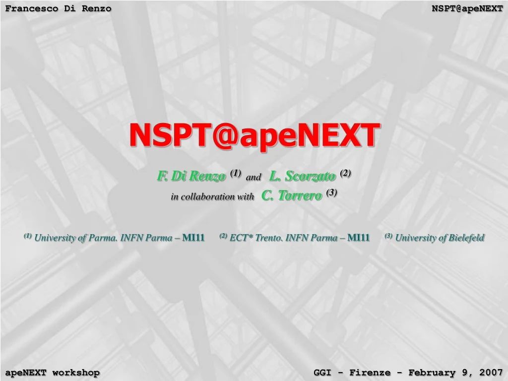 nspt@apenext