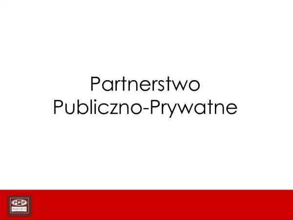 Partnerstwo Publiczno-Prywatne