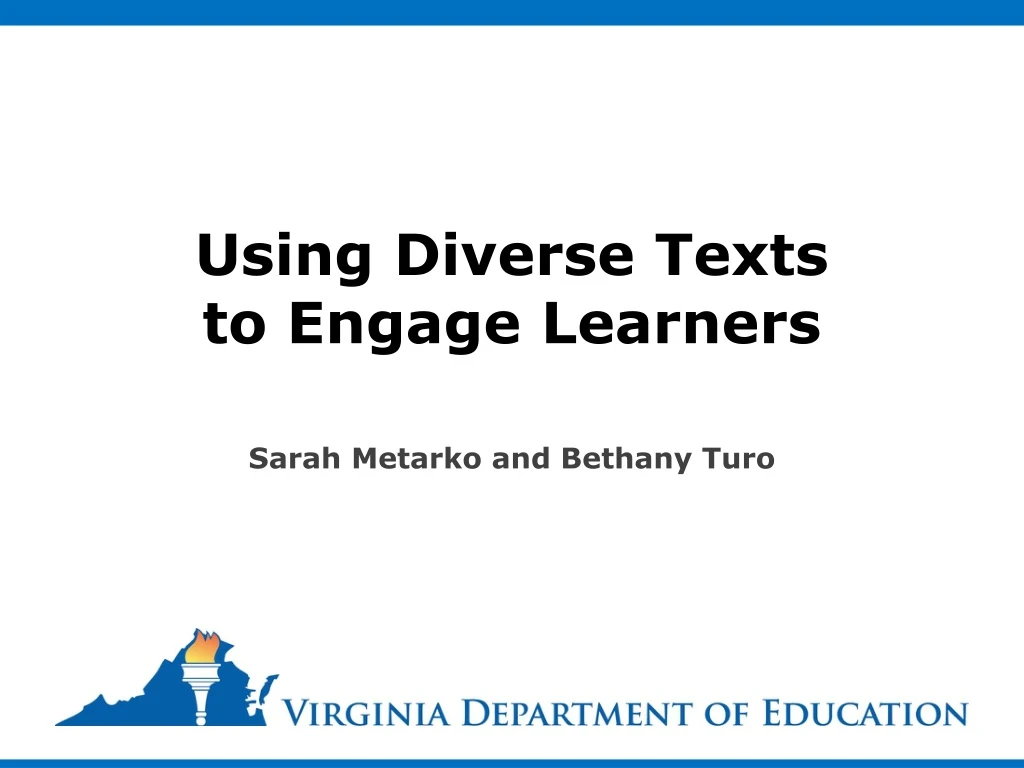 using diverse texts to engage learners