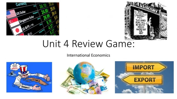 Unit 4 Review Game: