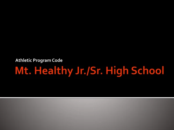 Mt. Healthy Jr./Sr. High School