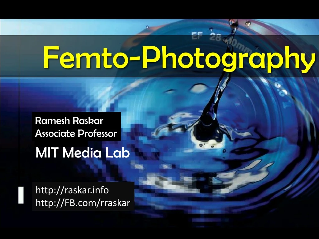 femto photography